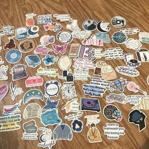 Assorted Taylor Swift Stickers 4 packs for $10. Sealed